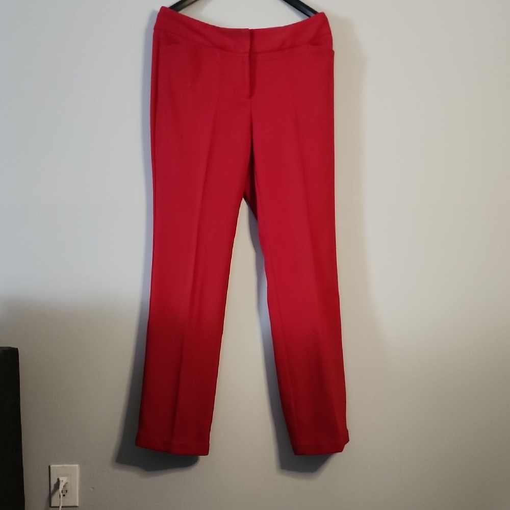 Elegant Red Women's Pants